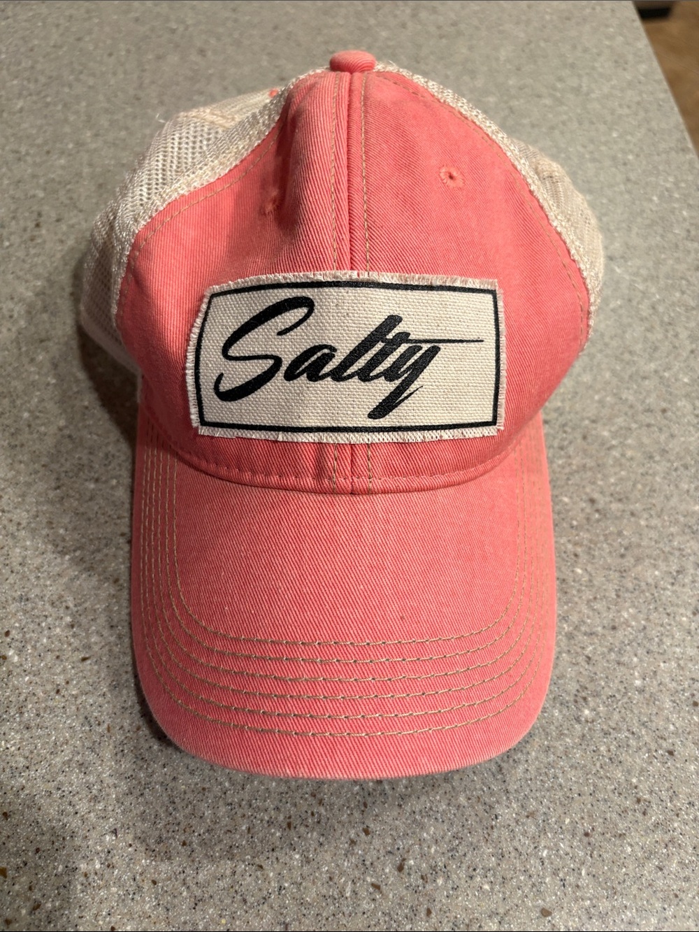 Salty Coral Mesh-Back Baseball Hat